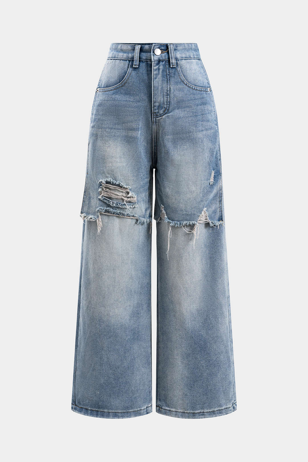 Nina | Denim Patchwork Jeans
