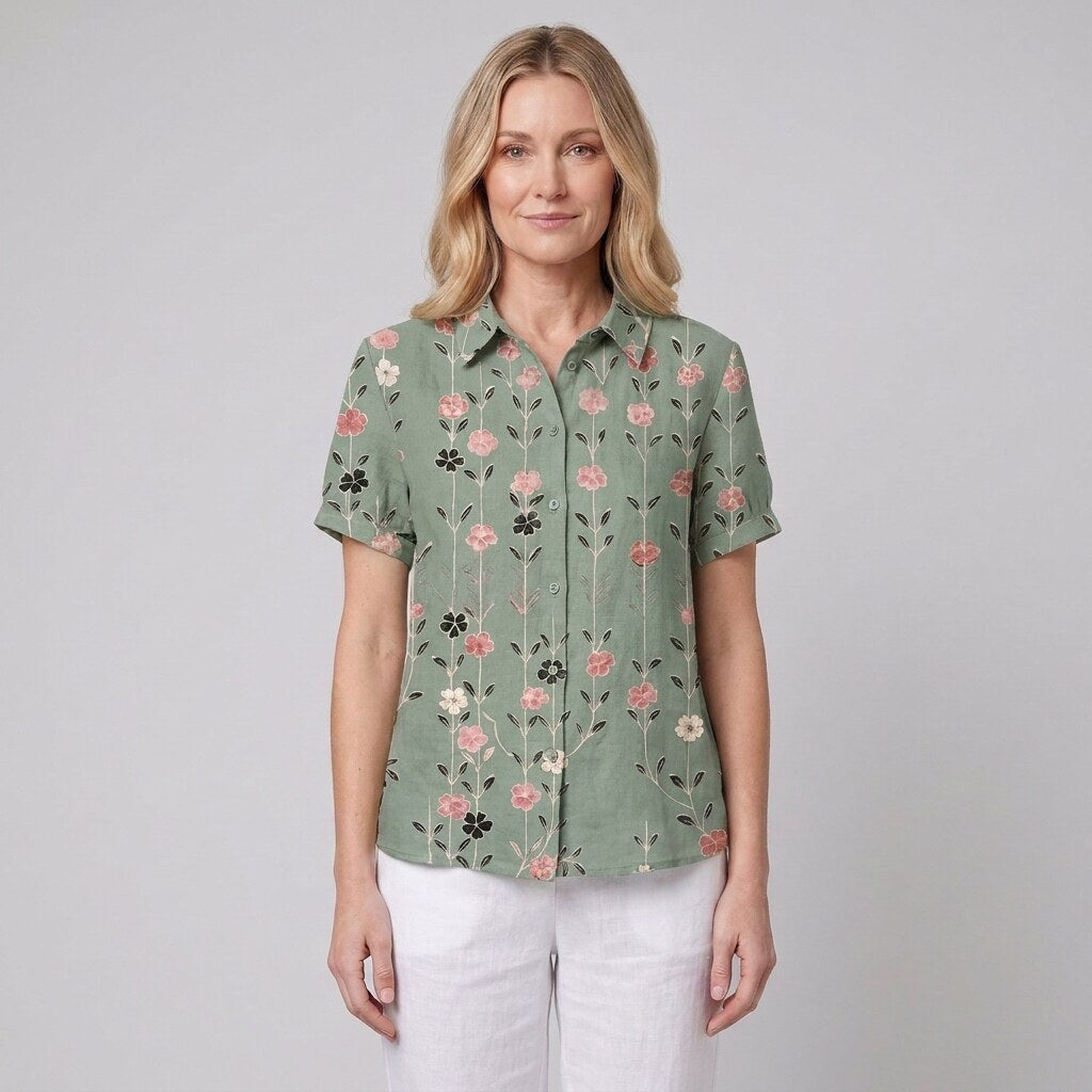 Nina floral shirt floral print