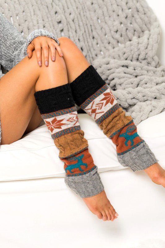 Nordic Snowflake | Leg Warmers