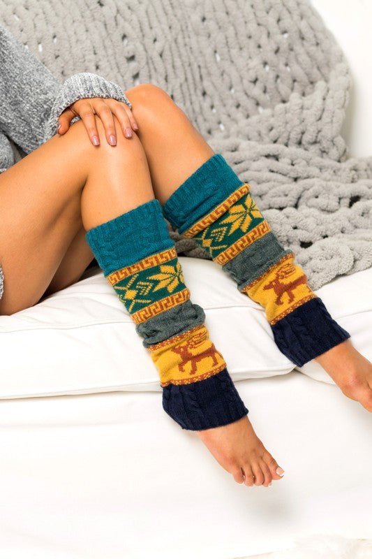 Nordic Snowflake | Leg Warmers
