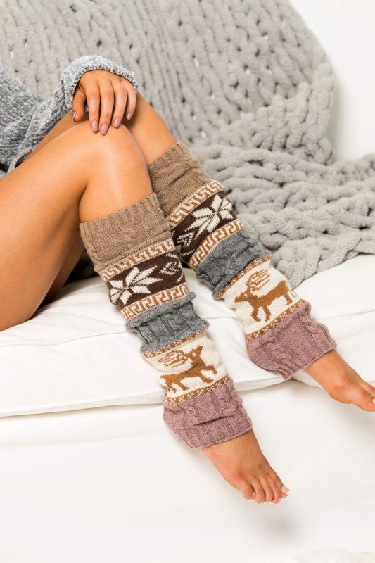 Nordic Snowflake | Leg Warmers