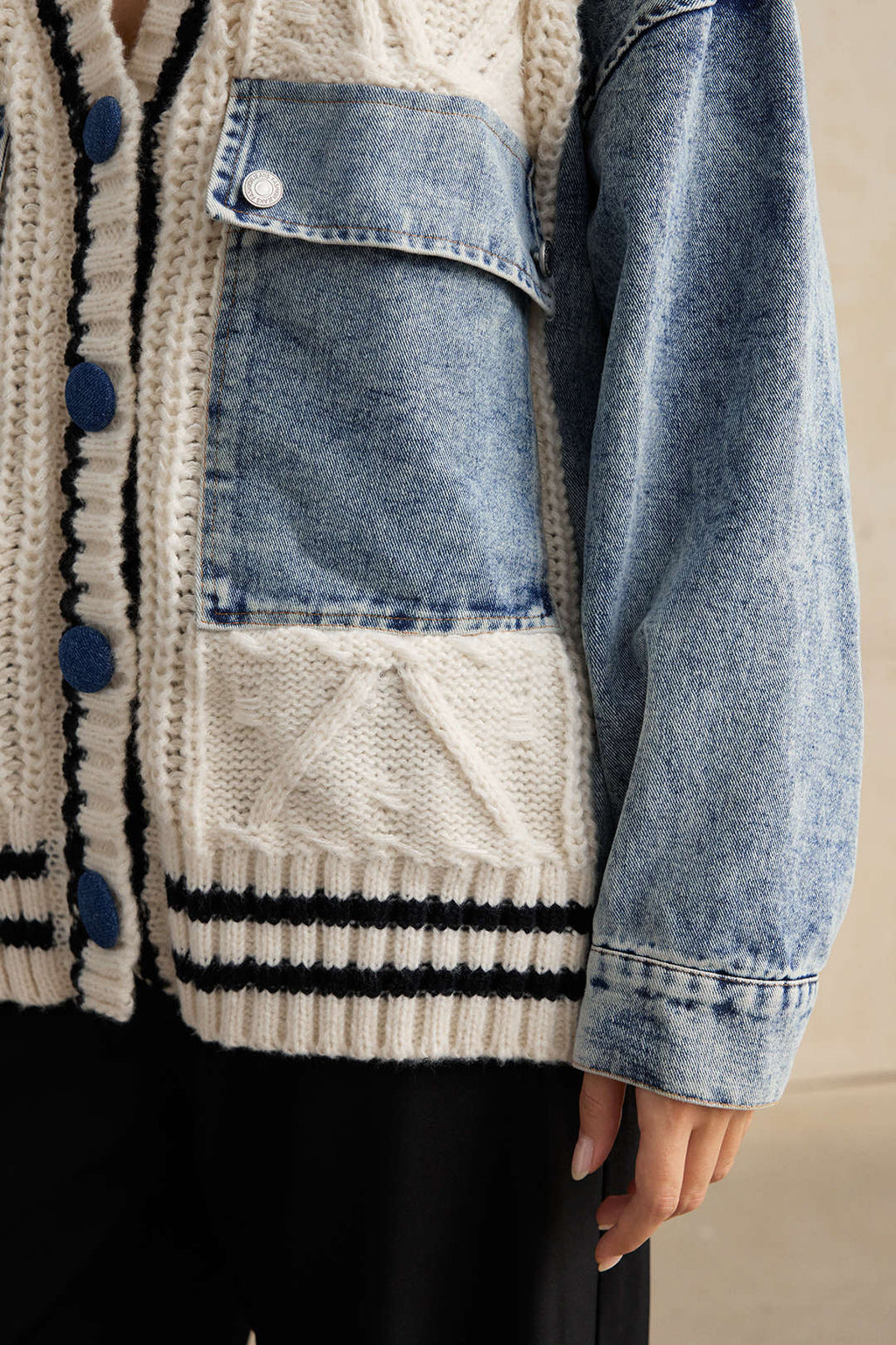 Patricia | Patchwork Knit
