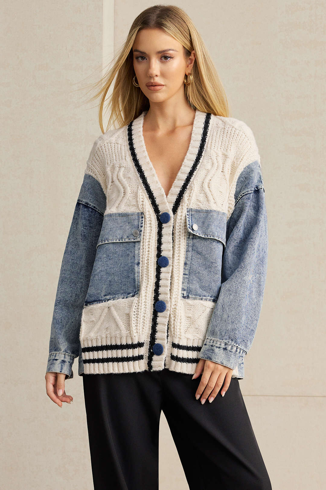 Patricia | Patchwork Knit