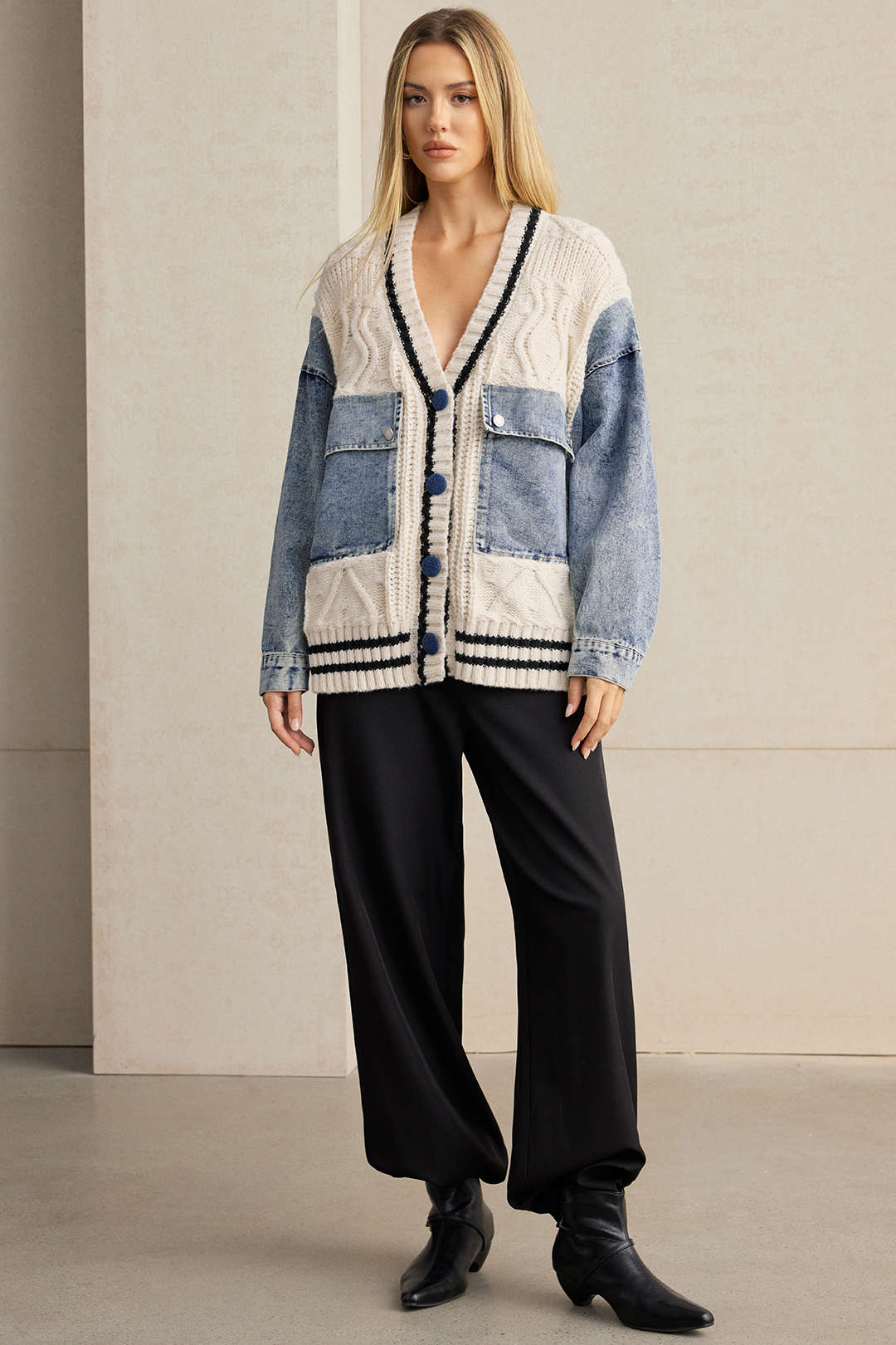 Patricia | Patchwork Knit