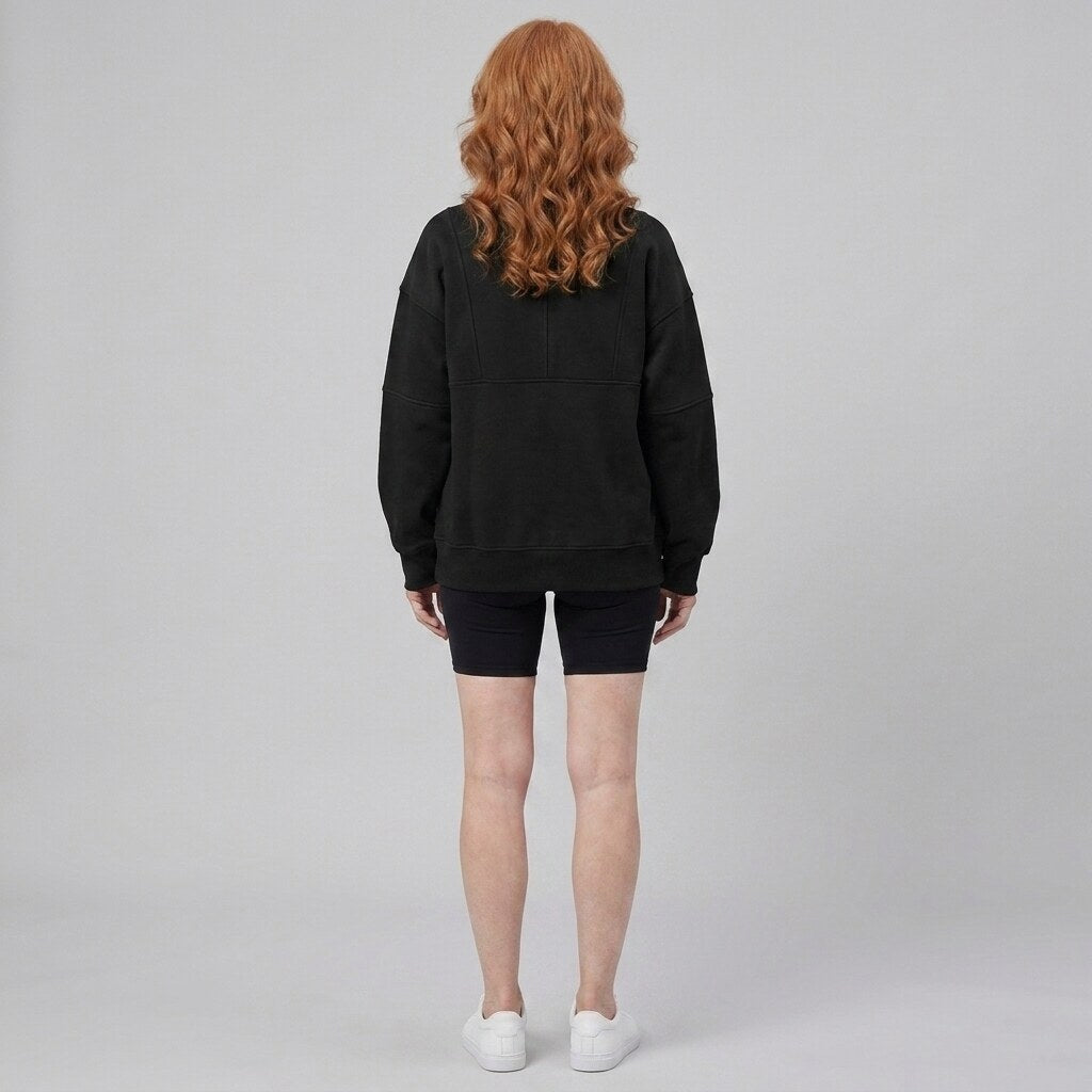 PSALM half zip sweatshirt back