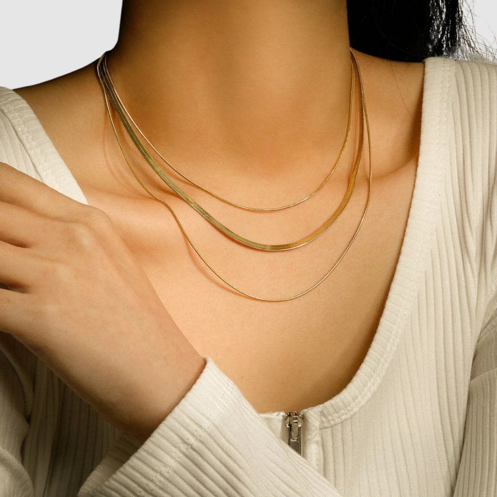 Zafina layered necklace