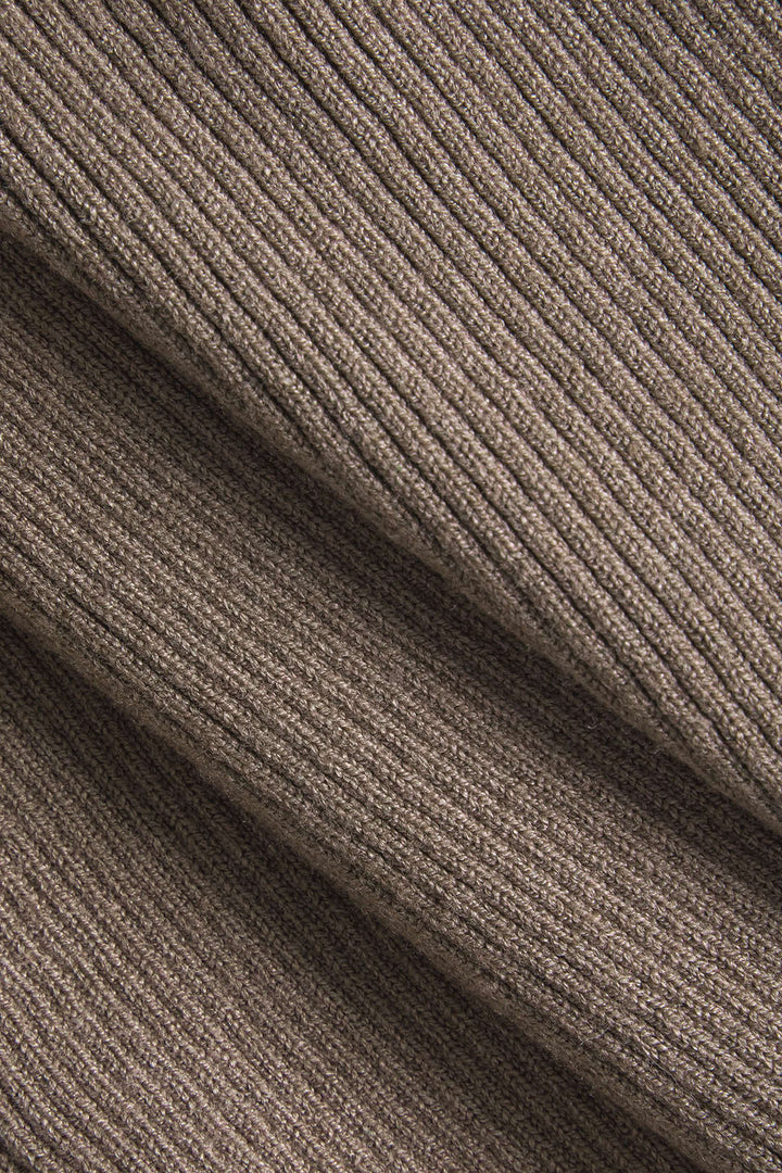 Solid Button | V-Neck Sweater