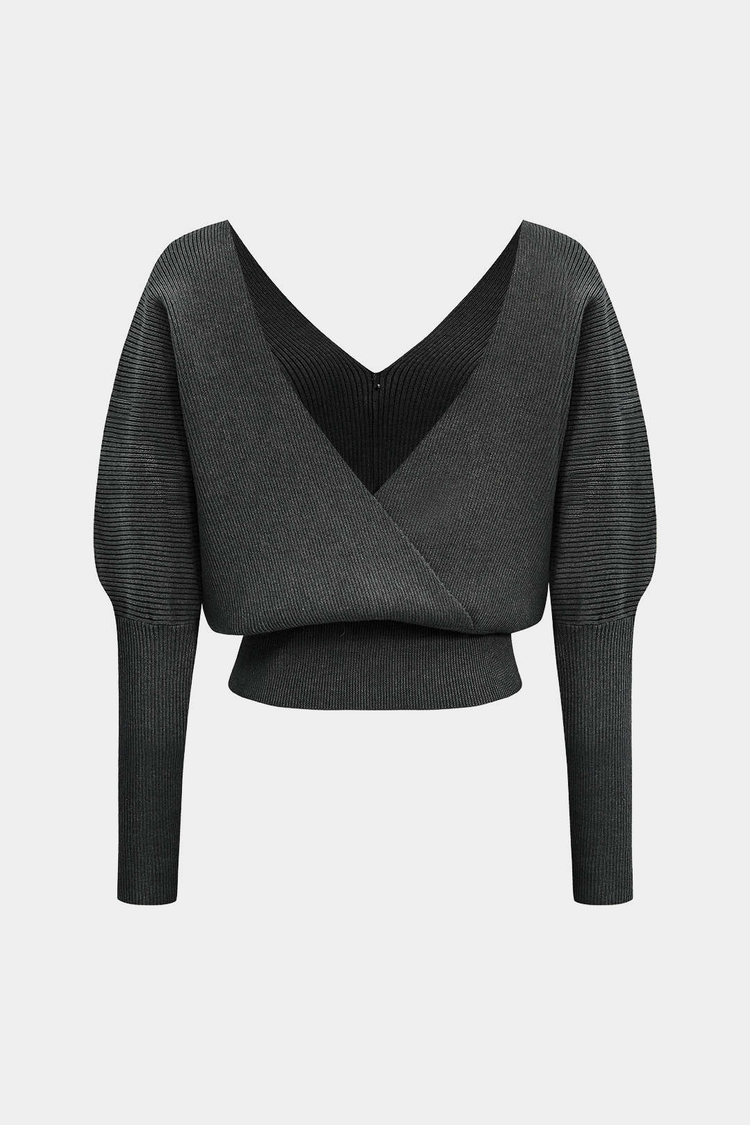 Solid Button | V-Neck Sweater