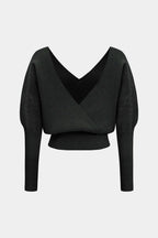Solid Button | V-Neck Sweater
