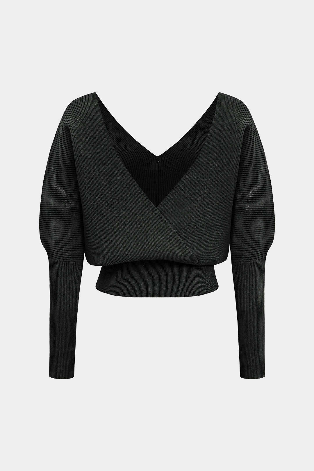 Solid Button | V-Neck Sweater