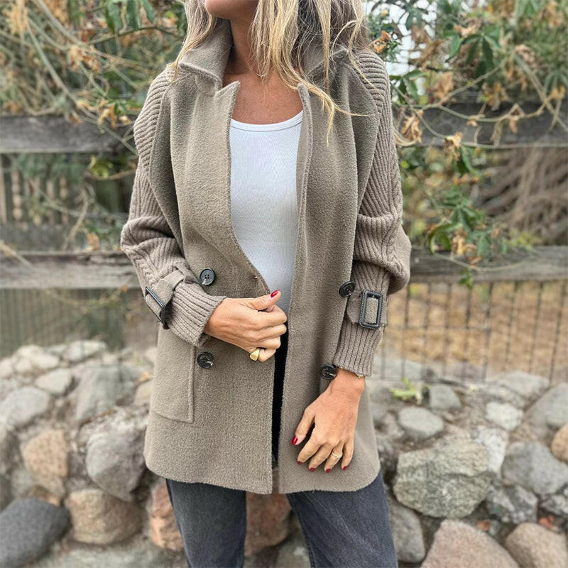 Isa | Mid-Length Double-Breasted Coat