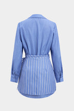 Stripes | Tie-Up Skirt Set