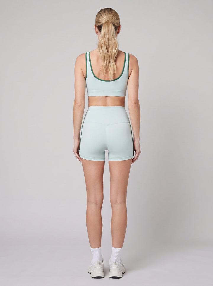 Aeraline Breathe Shorts - Ibiza blue - back