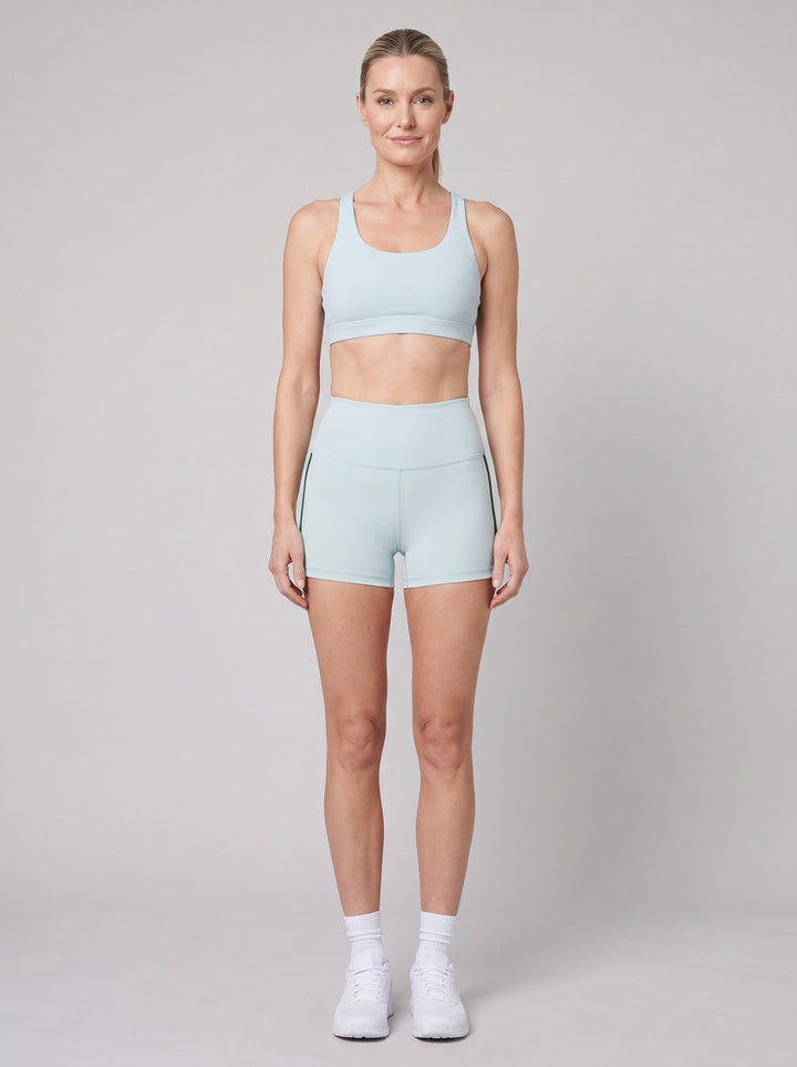 Aeraline Breathe Shorts - Ibiza blue - front