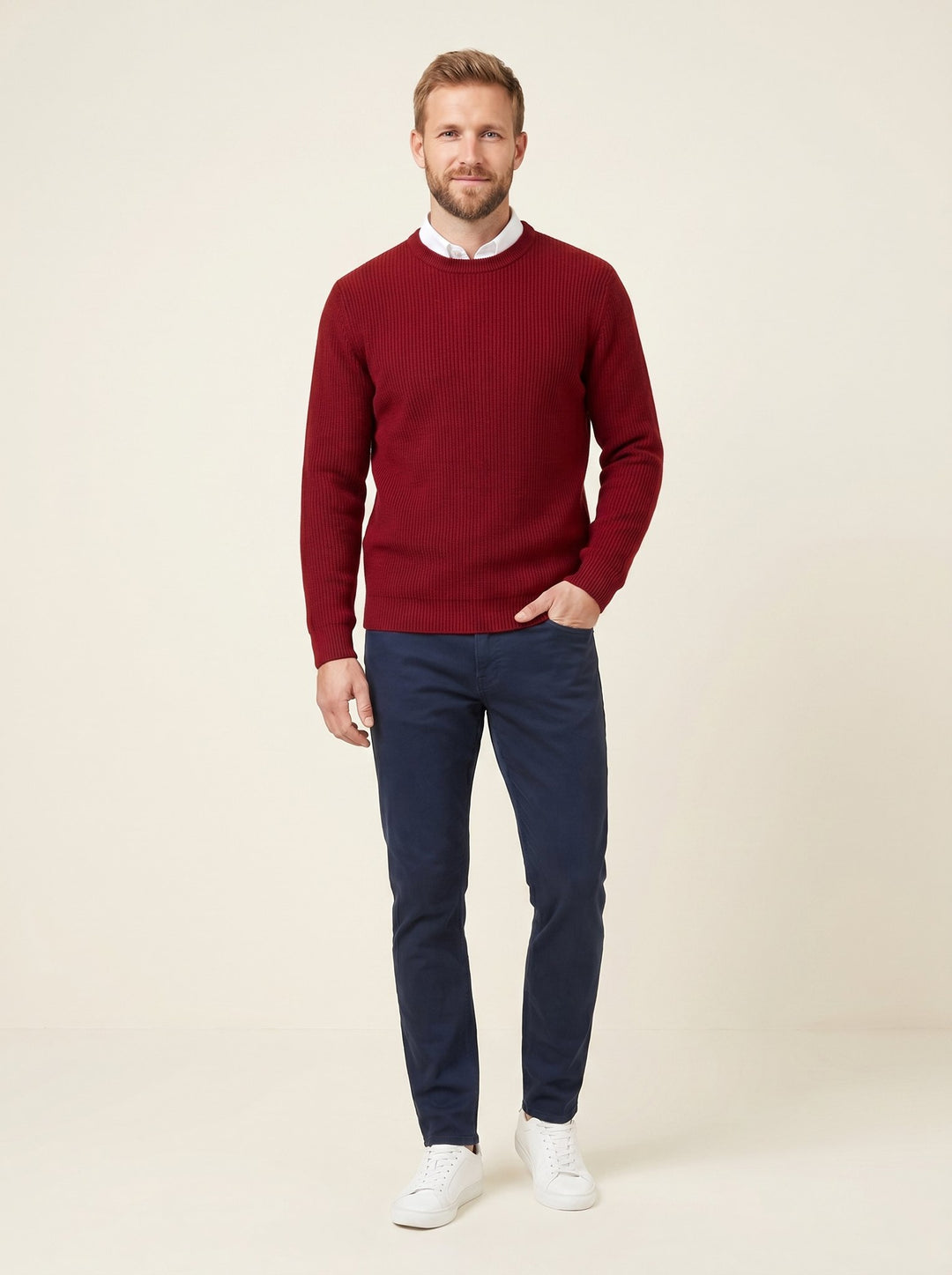 Alessio men's sweater red