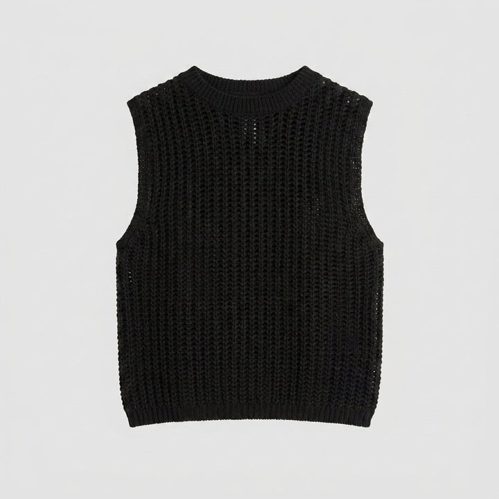 Amalfi Hollow Knit Tank product flat lay