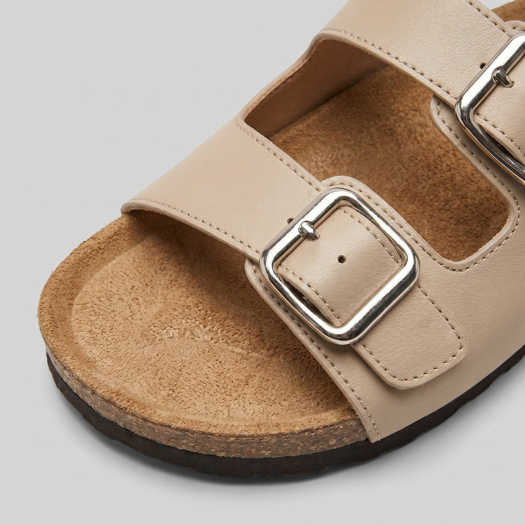Andrea sandals footbed and buckle detail