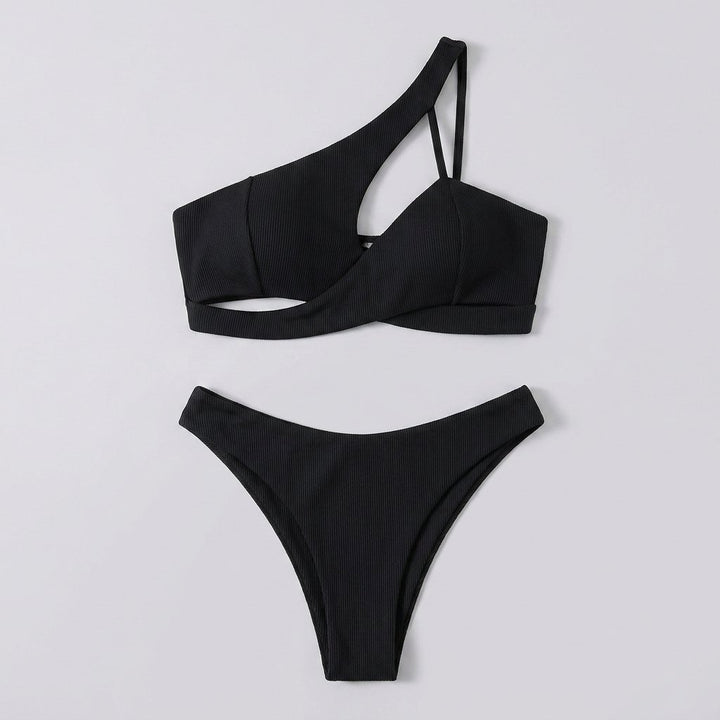 Anne Front Bikini Set black
