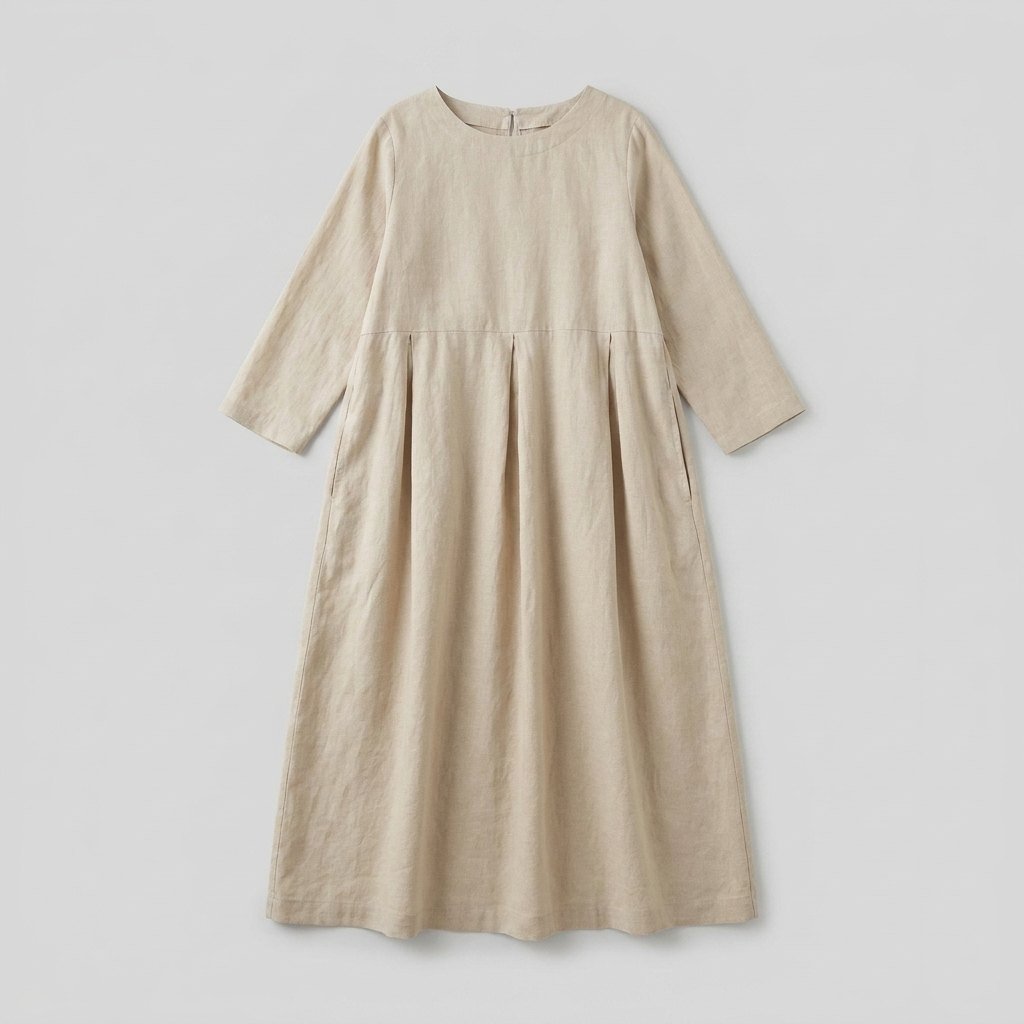 Aqua Summer Dress product flat-lay