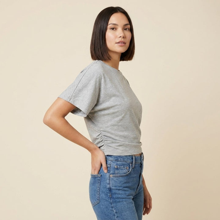Arden Drape Tee gray