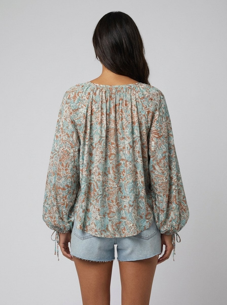 Arianna Floral Blouse back