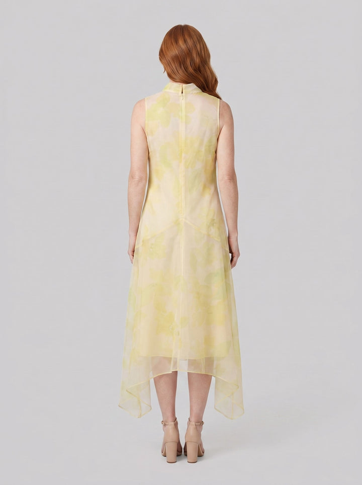 Auden Midi Dress Lemon Grove, back view