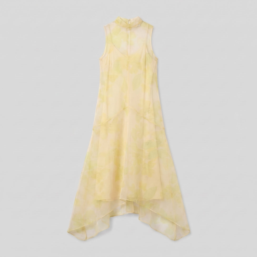 Auden Midi Dress Lemon Grove, product-only flat lay