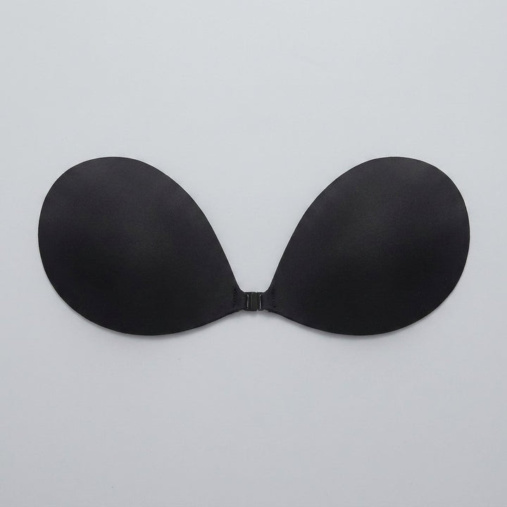 Aura black adhesive strapless backless bra, product