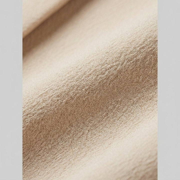 Bella double-breasted blazer dress fabric detail