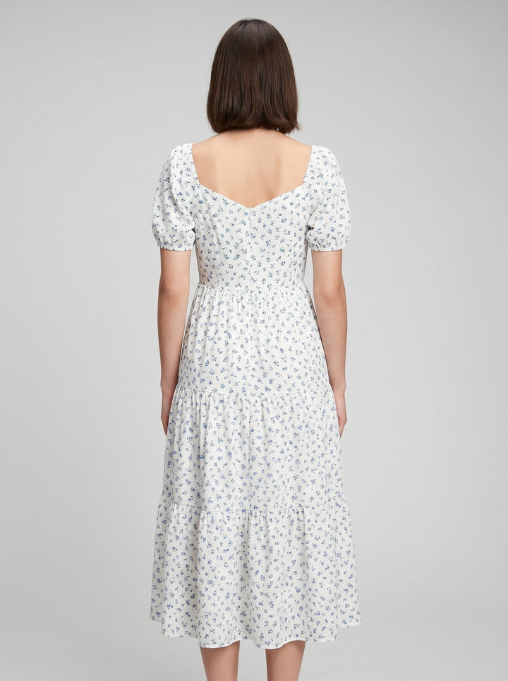 Bella midi sweetheart back view