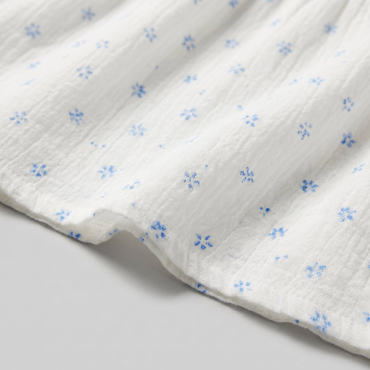 Bella midi sweetheart fabric close-up