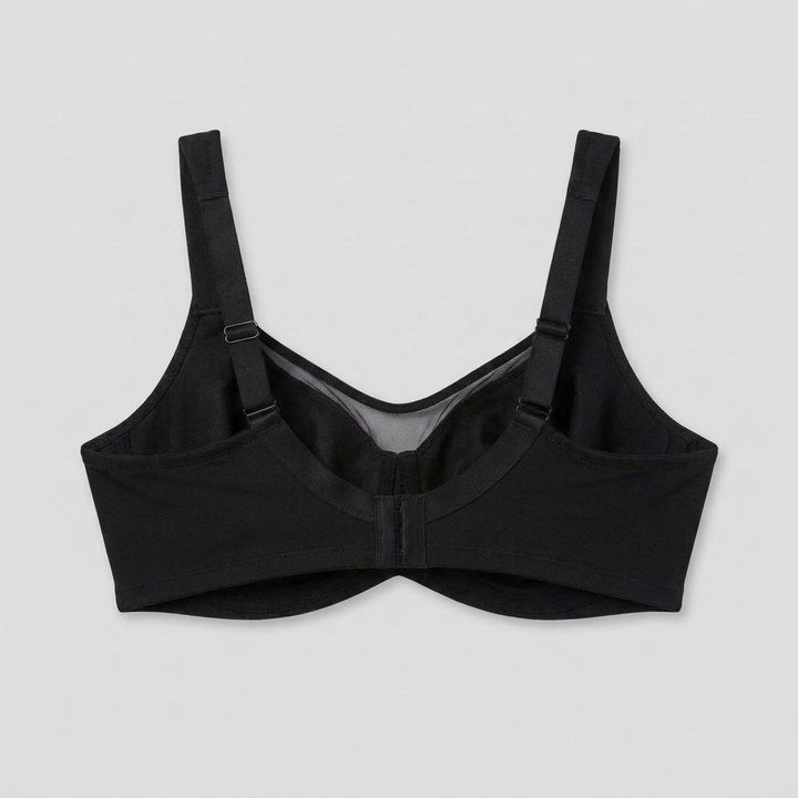 Bella plus size bra back view flat-lay