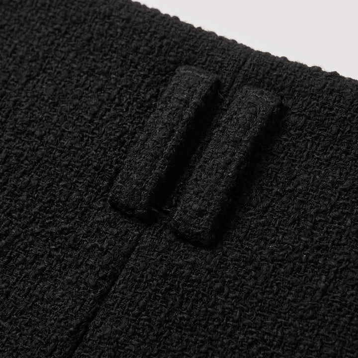 Bexley boucle skort fabric close-up