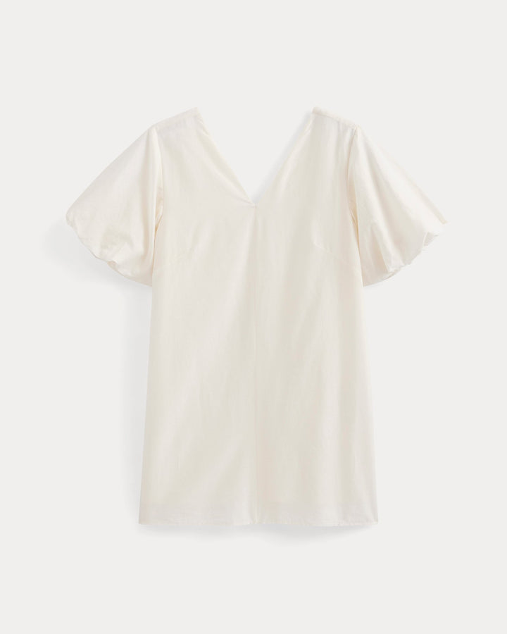 Blythe cream mini dress flat lay