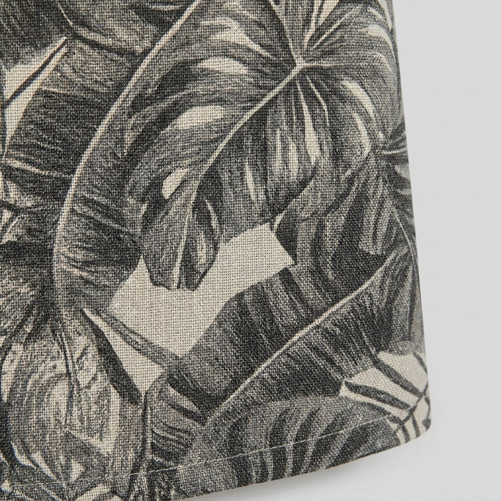Bora floral set fabric close-up