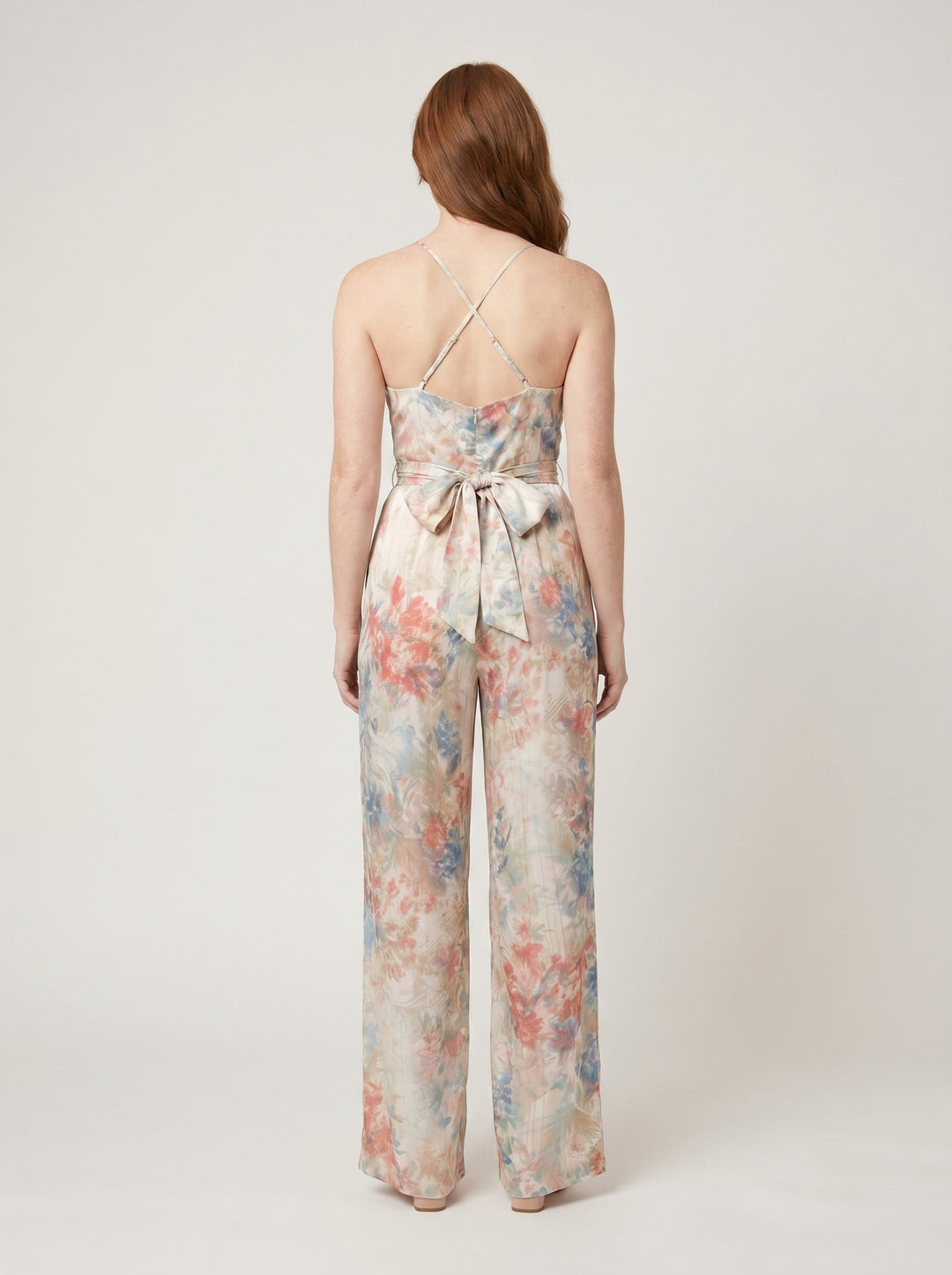 Bora jumpsuit floral back view