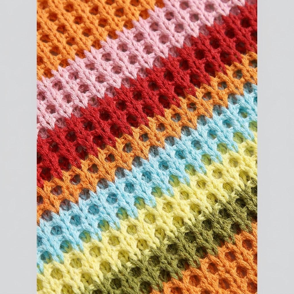 Breezy beach cover up knit fabric detail