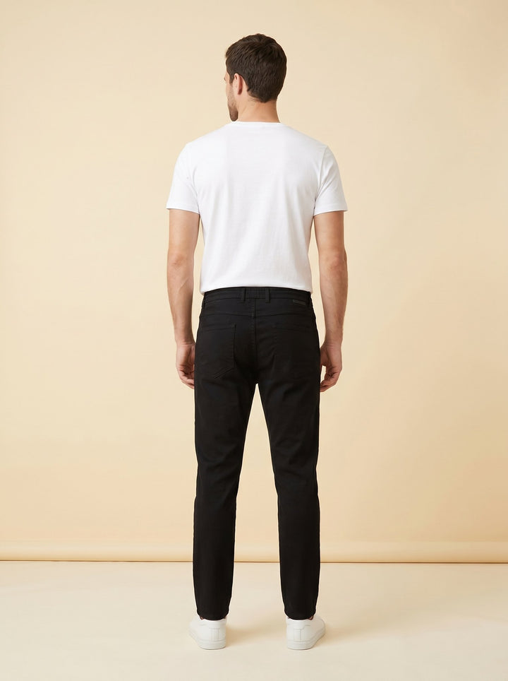 Brixon men's casual trousers back view on model