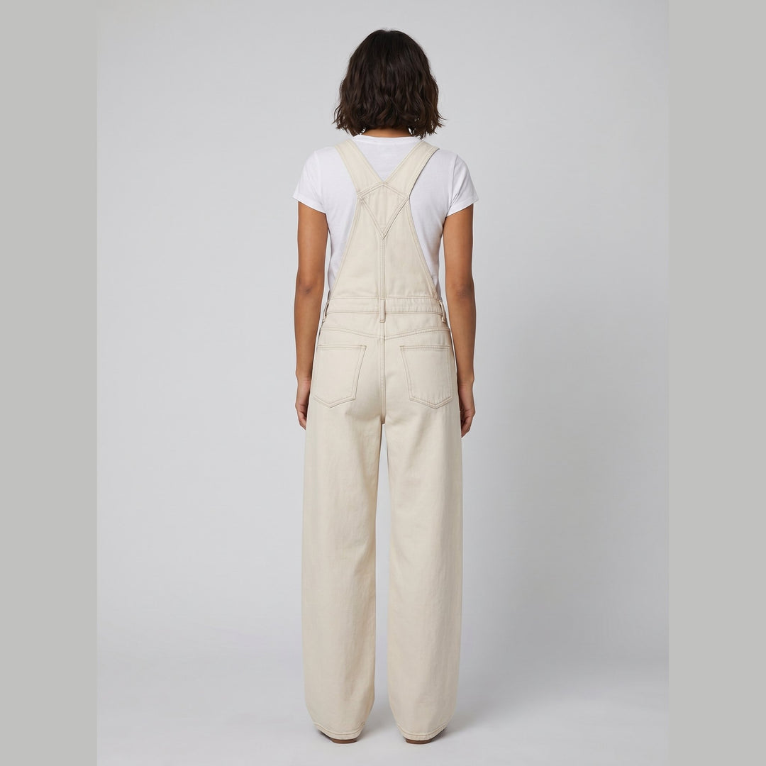 Cali denim overalls back view