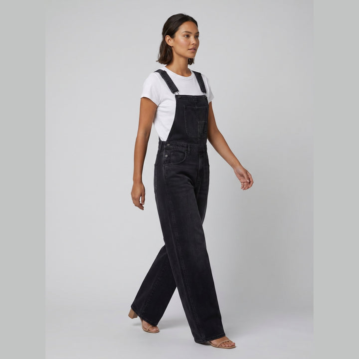 Cali denim overalls black