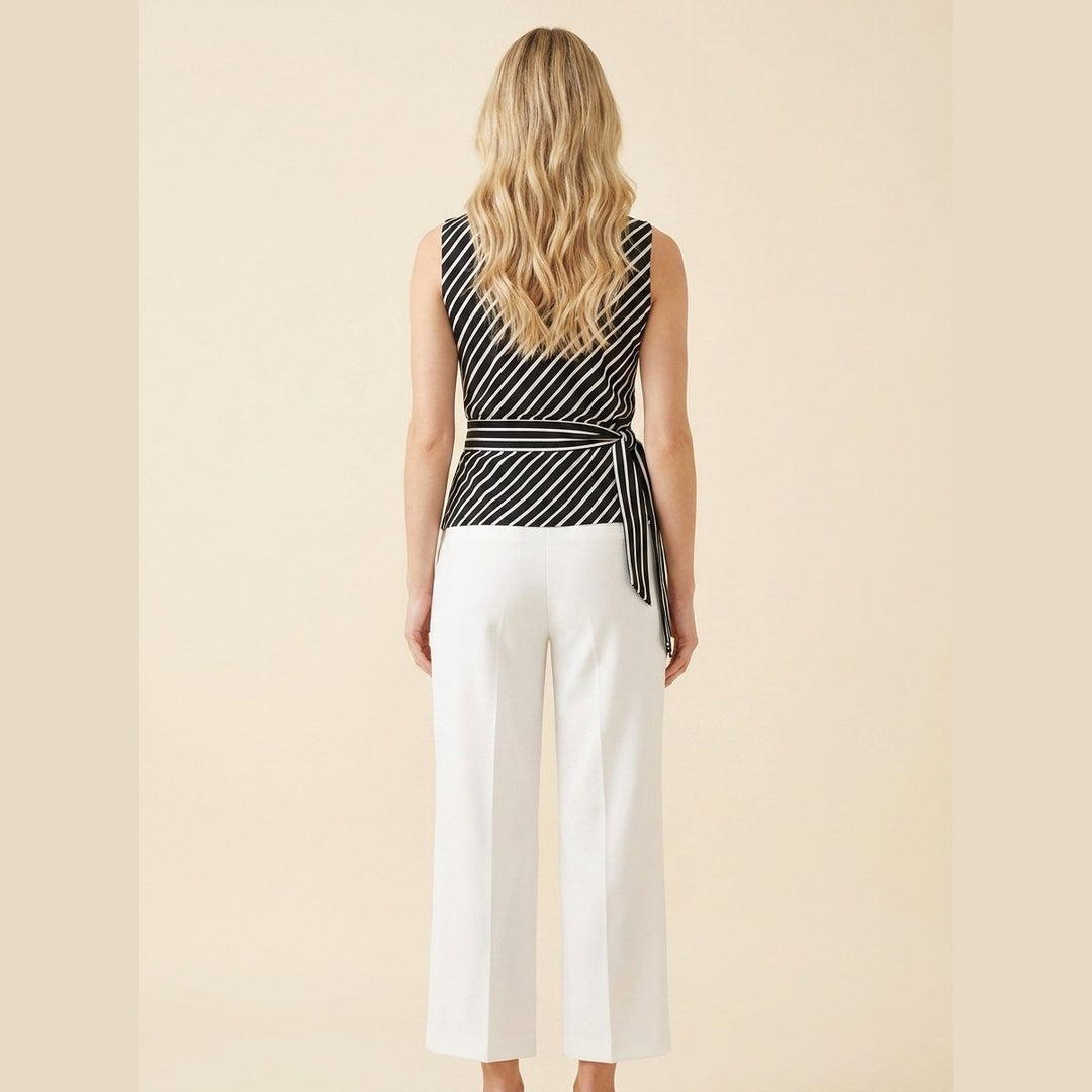 Capucine matching set in white, back view