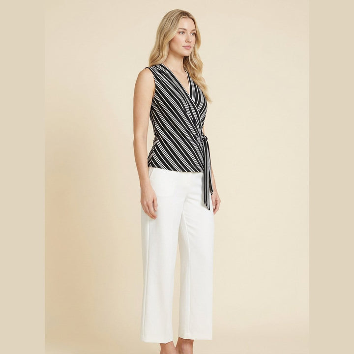 Capucine matching set in white, three-quarter side view