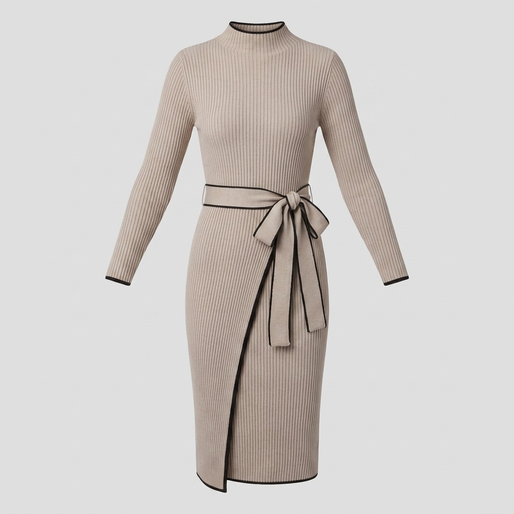 Cava midi dress product flat-lay