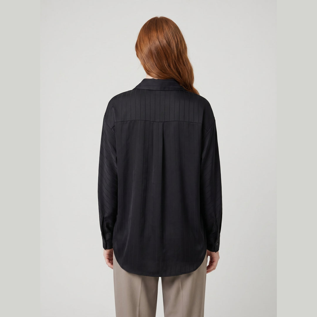 Celia oversized shirt back view