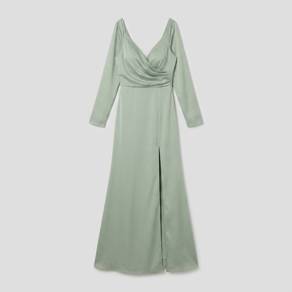 Chloe elegant dress product flat-lay
