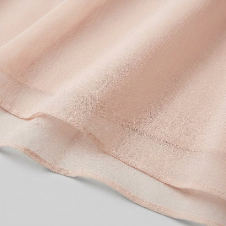 Cindy chiffon fabric close-up