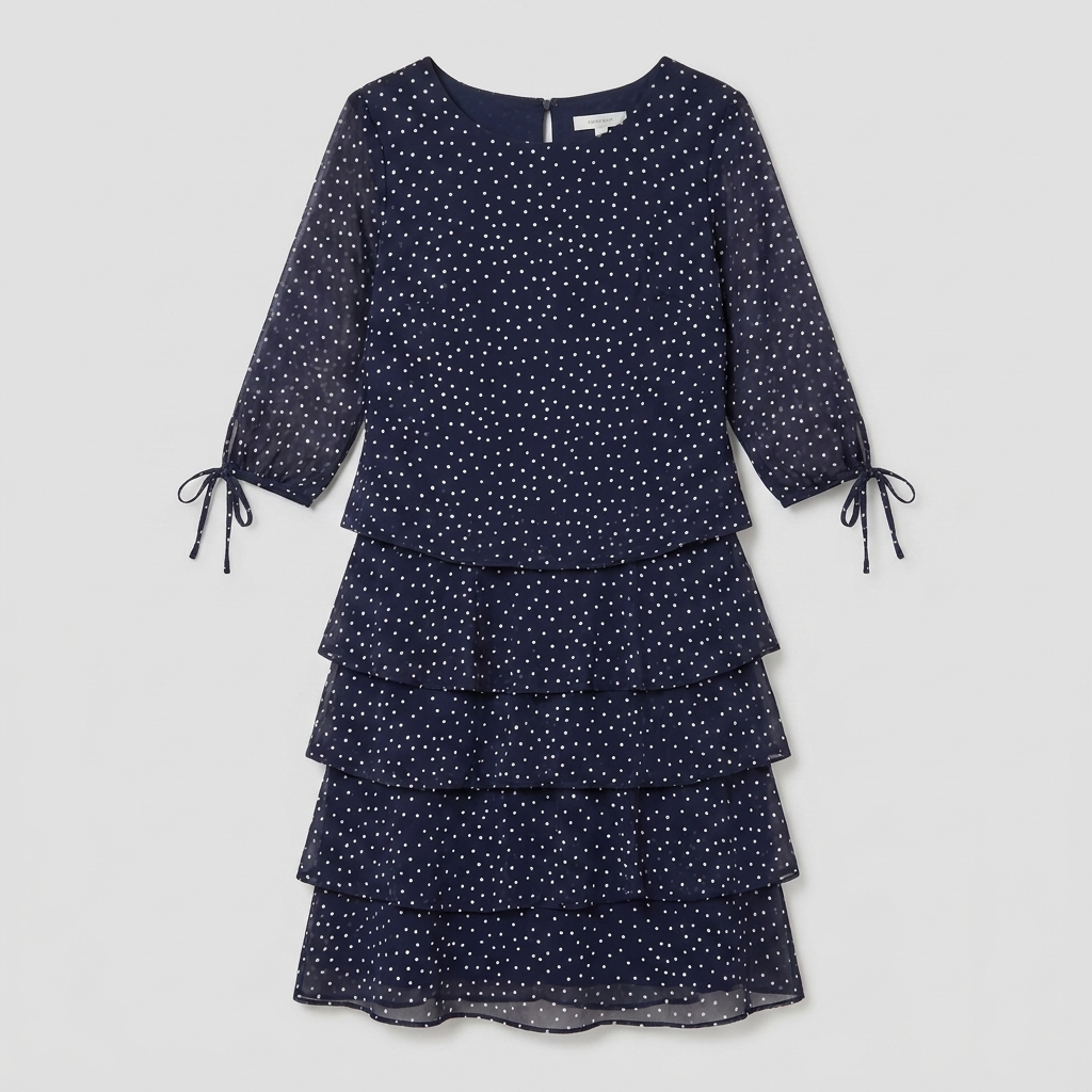 Cleo classic polka dot dress product flat-lay