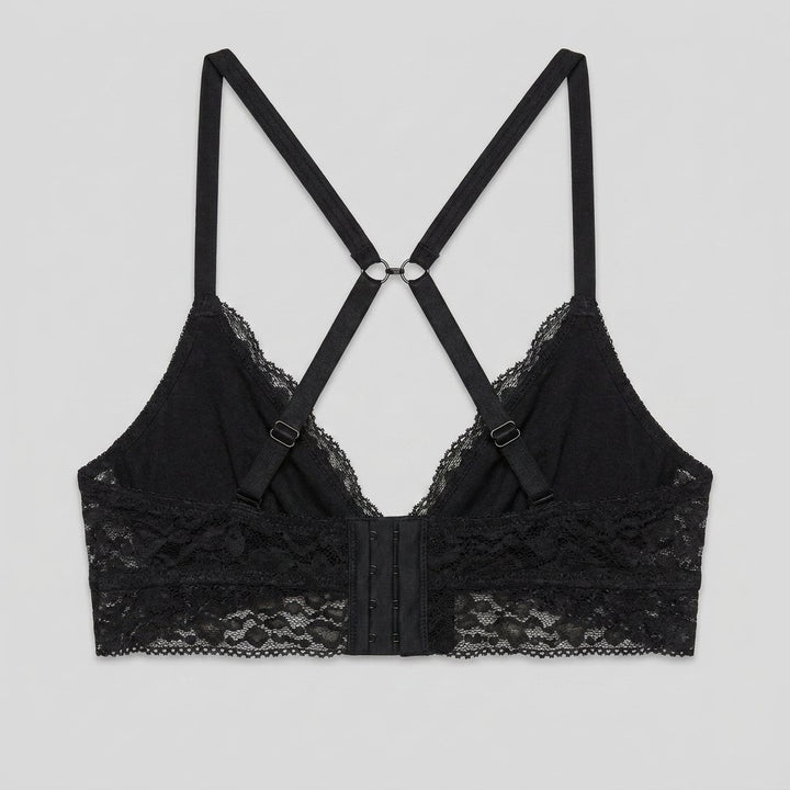 Cleo Wireless Bralette criss-cross back
