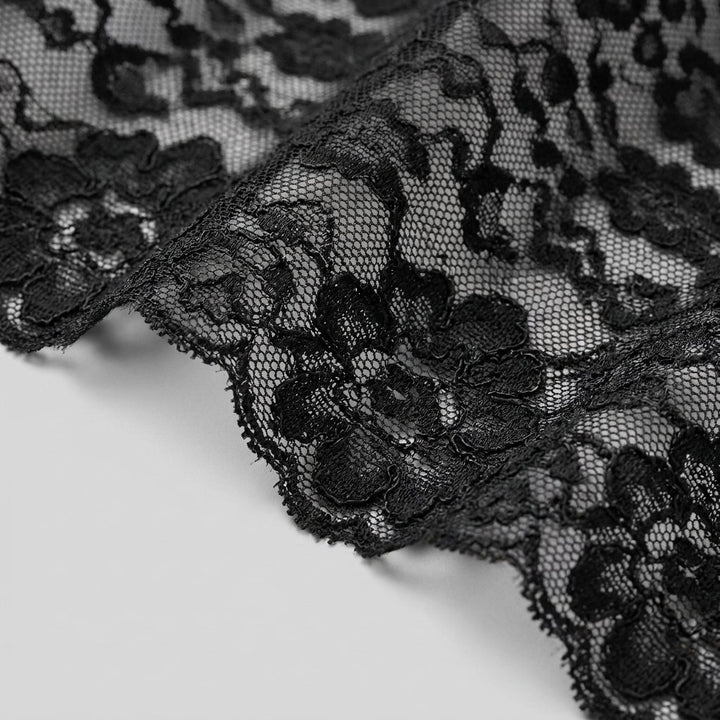 Cleo Wireless Bralette leopard lace detail