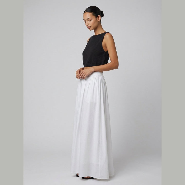 Coco crop tank black